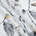 thumbnail image 4 of TWOPAGES 84"x84" Light Filtering Linen Floral Artistic Curtain Pinch Pleat Drape for Living Room, 1 Panel, Birds, 4 of 6