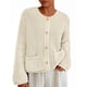 thumbnail image 1 of Suéter PRETTYGARDEN 2025 a la moda oversize beige L, 1 of 4