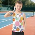 thumbnail image 6 of Cute Specter with Colorful Dot Pumpkins Halloween Vest Undershirt Tank Top Sleeveless Quick Dry M, 6 of 7