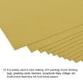 thumbnail image 4 of Uxcell Cardstock Paper 10 Sheets, 8x11.5 Inch 92 Lb/250gsm, Champagne Gold, 4 of 6