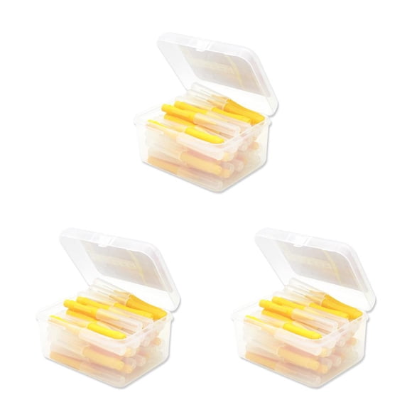 Vogacara 40 Uds. Cepillo interdental flexible Push-Pull cepillos de de plástico herramienta de higiene bucal de mano viaje doméstico Type1 NO1