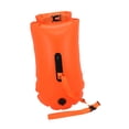 thumbnail image 1 of Boya de natación inflable, bolsa impermeable, flotador de natación en aguas abiertas, bolsa flotante de PVC Naranja, 1 of 8