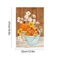 thumbnail image 3 of Bandera de jardín de poliéster, decoraciones navideñas, bandera de jardín de Acción de Gracias, girasol, calabaza, festival, decoración al aire libre, bandera festiva, decoración navideña, decoracione, 3 of 6