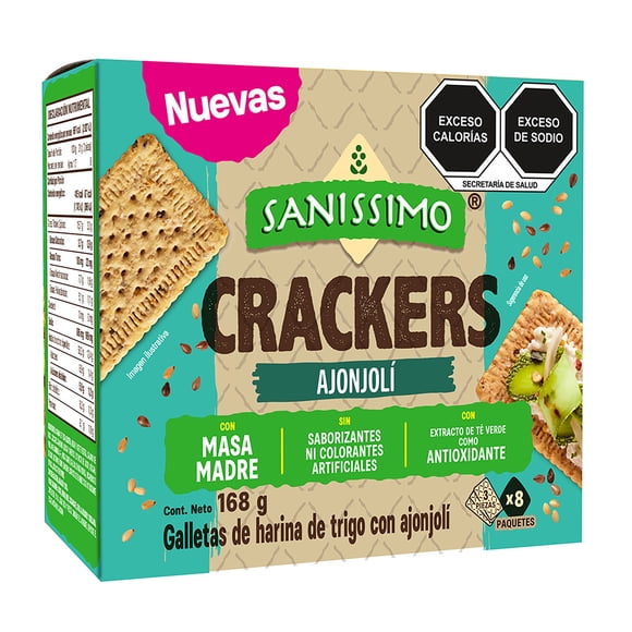 Galletas Crackers Ajonjoli Sanissimo 168 g