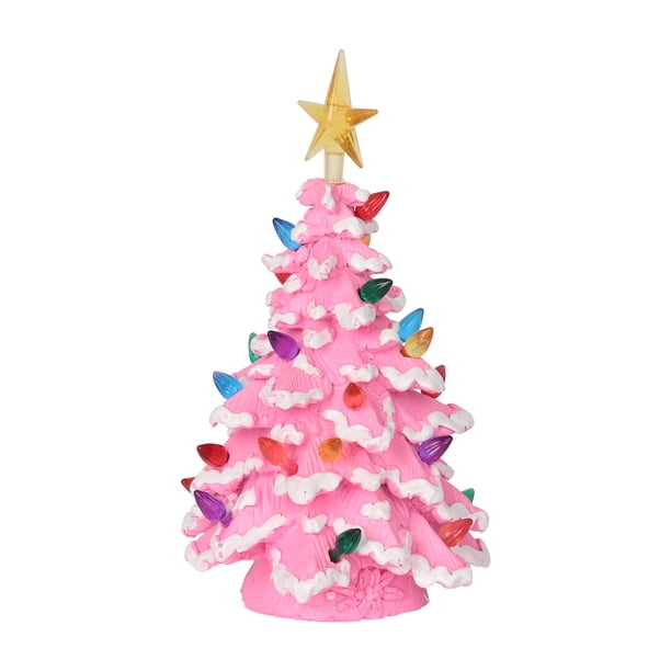 Resina de luces de árbol de Navidad de bricolaje con decoración de Navidad de luces Wmkox8yii gf10127