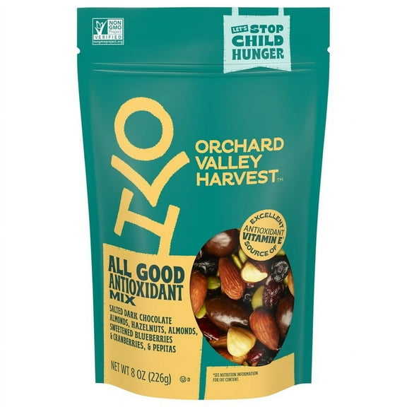 Pack of 4 Orchard Valley Harvest All Good Antioxidant Trail Mix - 8 oz - Package may vary