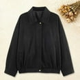 thumbnail image 2 of Women Jackets Lightweight Jacket Women Loose Fit Casual Jacket Outerwear With Classic Lapel Collar for Everyday Stylish Comfort, 2 of 4