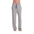 thumbnail image 2 of CYZ Comfortable Jersey Cotton Knit Pajama Lounge Sleep Pants -Melange Grey-M, 2 of 3