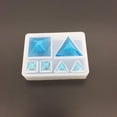 thumbnail image 3 of HOMYL 4xPyramid Shape Pendants Charms Mould Resin Casting for Jewelry Making 4 Pcs, 3 of 8