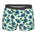 thumbnail image 5 of Uemuo Blue Sunflowers Pattern Men's Boxer Briefs,Trunk Anti-Chafing,Comfortable, Durable, and Stylish Underwear-Large, 5 of 9