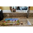 thumbnail image 2 of Caroline's Treasures Seaside Beach Cottage Dish Drying Mat, 2 of 4