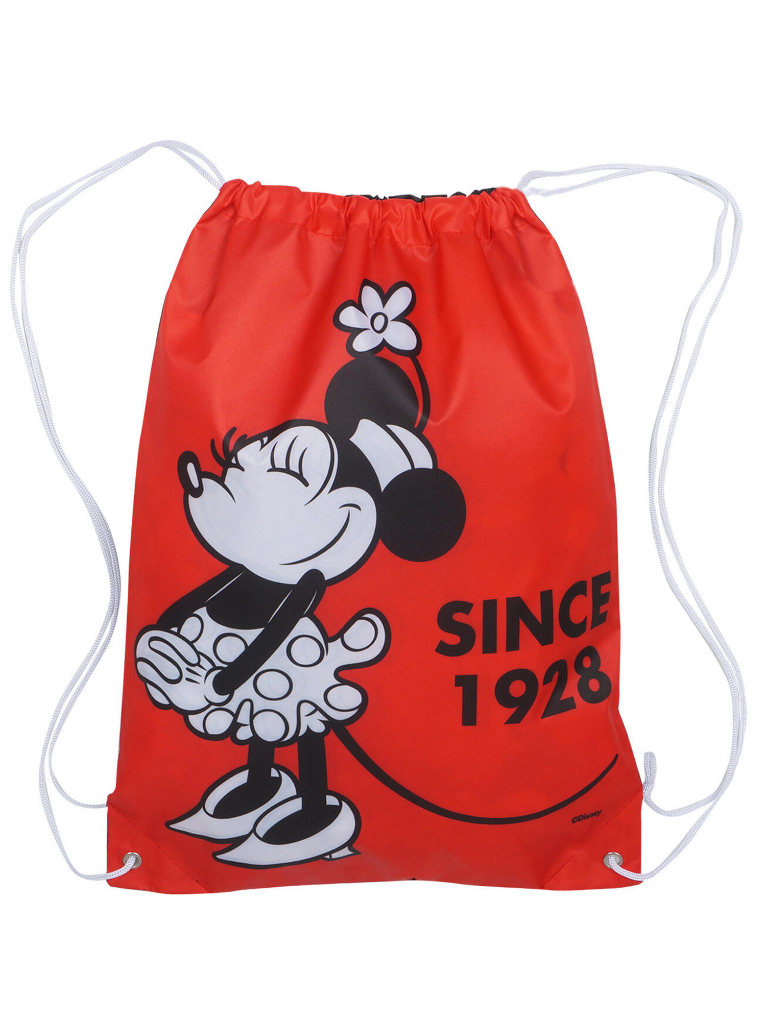 Girls Minnie Mouse 18" Drawstring Sling Bag w/ Minnie Hair Brush Gift Set - image 2 of 5