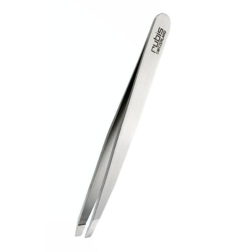 Rubis Classic Stainless Steel Slant Tweezer, Precision Tips 1K1.02