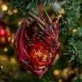 thumbnail image 4 of Fantasy Dragon & Dice Acrylic 2D Christmas Ornament, Unique D&D Tabletop Gaming Holiday Decor, Laser-Cut Shatterproof Tree Pendant for Gamer Gifts and Festive Decor, 4 of 6