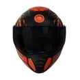 thumbnail image 4 of Casco Abatible Para Moto Kov Estelar Cyborg Rojo, 4 of 5