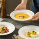 thumbnail image 3 of Cuencos de porcelana con borde ancho XEOVHV, blancos, 20 oz, paquete de 3, 3 of 8