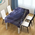 thumbnail image 3 of Yayeee Tablecloths for Rectangular Tables 54 x 72 inch Party Table Cover, Moonlight Mountain, 3 of 6
