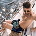 thumbnail image 2 of luoweisi Men's Beach Shorts Quick Dry Swim Trunks with Mesh Lining Seahorse XL, 2 of 5