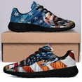 thumbnail image 3 of Horse Patriotic American flag Shoes Sneakers Black Size 11.5, 3 of 7