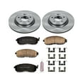 thumbnail image 3 of Power Stop Front Stock Replacement Brake Pad and Rotor Kit KOE6094, 3 of 8