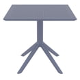 thumbnail image 7 of Compamia Sky 32" Square Patio Bistro Table in Dark Gray, 7 of 7