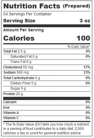 Pierce Chicken Diced Chicken Breast Meat 5lbs (PACK OF 2)