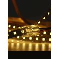thumbnail image 3 of 12Pcs 2 PIN LED Light Strip Connectors 8mm Wide Unwired Gapless Solderless Strip To Wire Quick Connectors Adapter For Waterproof Or Non-Waterproof Sin, 3 of 5