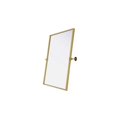 thumbnail image 6 of Elegant Kitchen and Bath Amoura 27x30 Pivot Mirror in Brass, 6 of 8