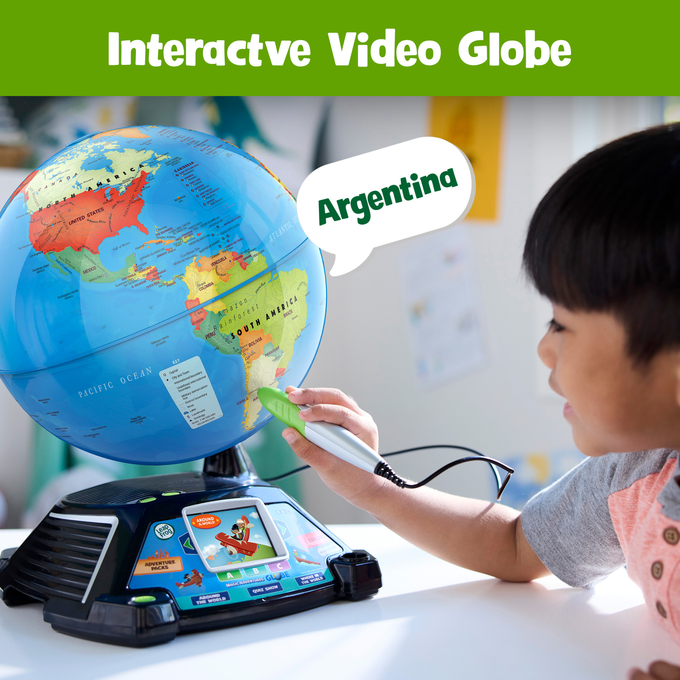 LeapFrog Magic Adventures Globe 10" Interactive Learning photo 3
