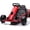 Red, variant on Rugerasy 24V Ride On Go Kart Toy,High Speed 8.1MPH Drifting Car with 2x300W Motors,Full Metal Frame,Music,Power Display,Max Load 155Lbs Racing for 8-12 Years,Blue