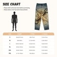 thumbnail image 3 of Balery Vintage Compass Pantalones de pijama para mujer, pijamas ultraligeros, pantalones de estar por casa-XX-Large, 3 of 6