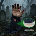 thumbnail image 2 of Moving and Noising Motorized Crawling Creepy Severed Hand Halloween Prop Sound Activated Moving Scary Haunted House Decor,Halloween Horror Party Ornament,Yard Decoration,Battery-Powered-A, 2 of 11