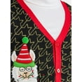 thumbnail image 4 of Jolly Sweaters Men's Llama Holiday Sweater Vest, Midweight, Sizes S-3XL, 4 of 5