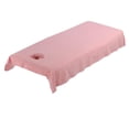 thumbnail image 2 of TISHITA Professionnel Respirant Lavable Coton Table de Massage Lit Housse de Coussin Ajustée Drap Rose, 2 of 5