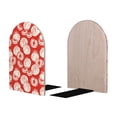 thumbnail image 2 of Hirioo Tomatoes for Bookends Decorative Bookends for Shelves for Home or Office, Non-Slip Base, 2 of 8