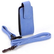 GE/Sanyo Universal Small Blue Suede Cell Phone Case