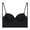Black, variant on WHEANG Bras for Women No Underwire Seamless CD Cup Comfort Push Up Bra with Side Support Smoothing Plus Size Everyday Bra Size B White