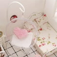 thumbnail image 4 of Desktop ornament,Mini Dollhouse Swing Chair Miniature Dollhouse With Heart Pillow 1/12 Scale Miniature Dollhouse Furniture Accessories Home Decor, 4 of 9