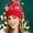Red, variant on Christmas Hat Winter Knit Cap with Snowflake Pattern and Pom Pom - Festive Christmas Tree Beanie Holiday Party Hat Cold Weather Gear for Men Women Christmas Outfit Accessories