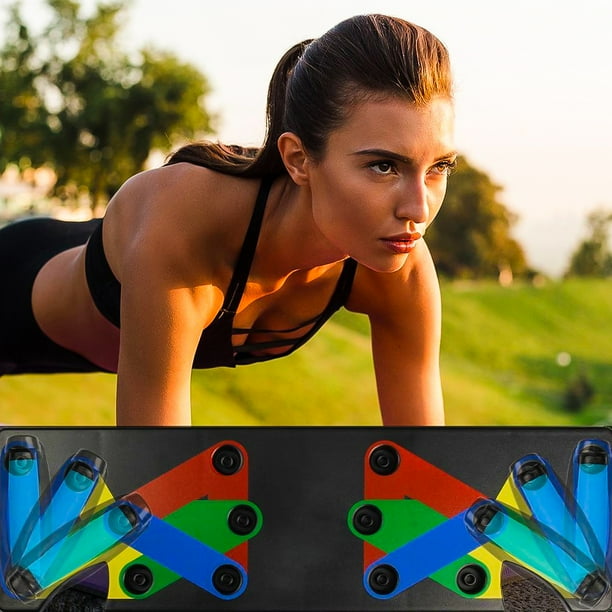 9 in 1 body building push up rack board system fitness workout gym push up stand muscle training exercise tool hotsell