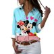 thumbnail image 1 of Disney-camisetas con estampado 3D de Mickey y Minnie, Tops informales de dibujos animados para la playa, estilo Harajuku, primavera y otoño, novedad de 2022, 1 of 5