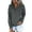 Dark Gray, variant on TKLPEHG Womens Half Button Sweatshirt Drawstring Hoodies Long Sleeve Hooded Pullover Fall Fashion Sweatshirt with Pocket (Black,XXL)