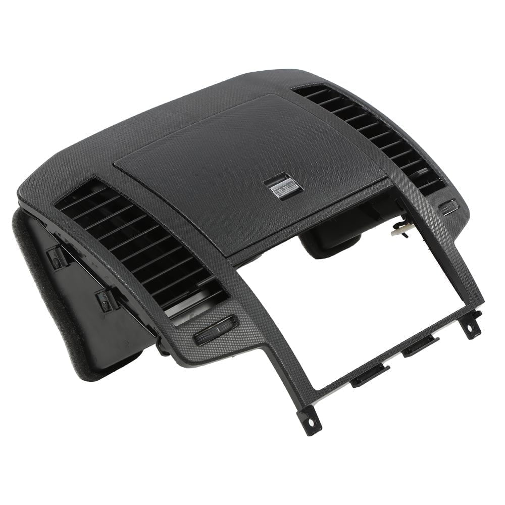 PIT66 Center Dash Radio Bezel Storage Cubby Vents Black Fit for 2005 2006 Nissan Altima