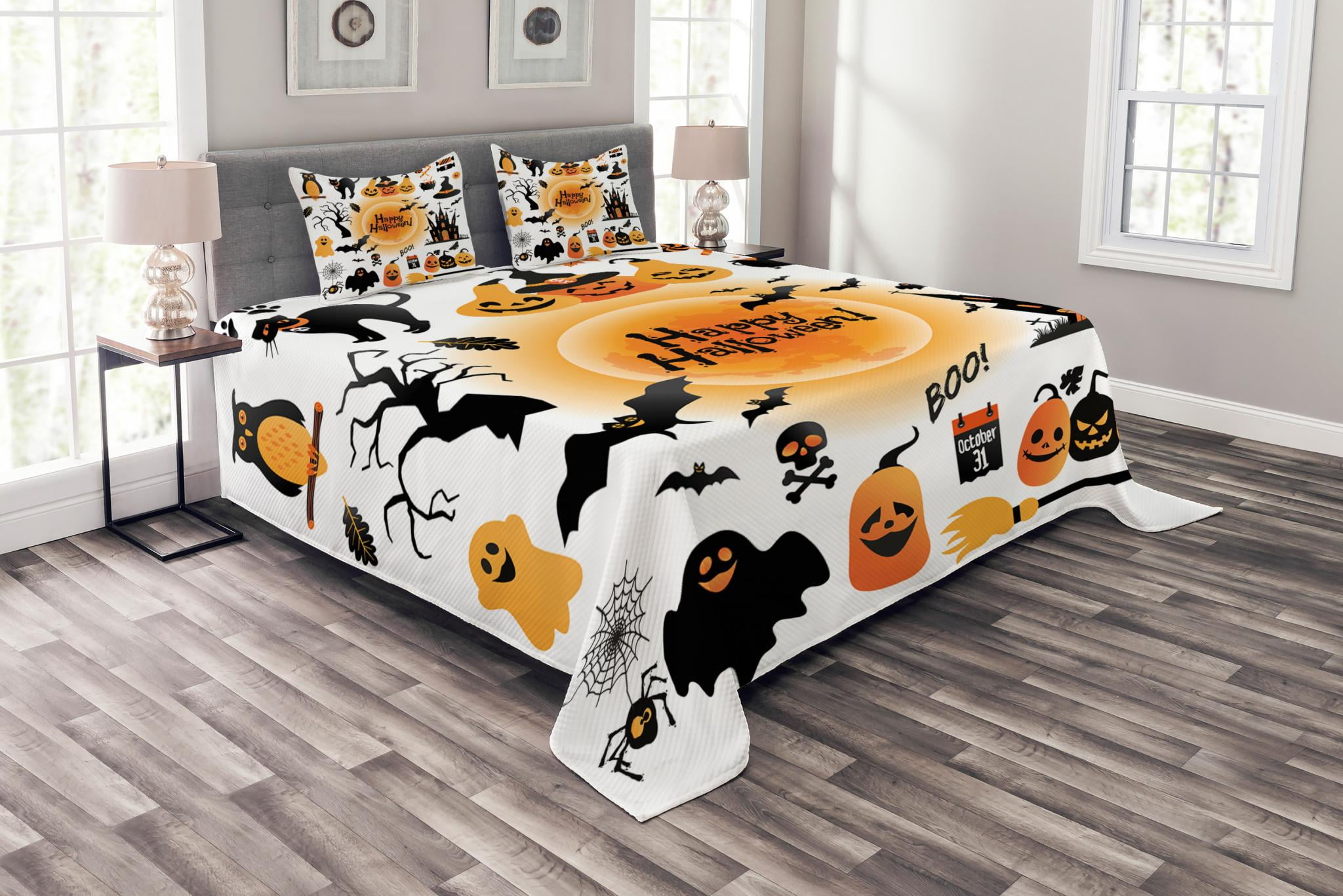 Yorkshire are Angles Halloween Halloween Quilts Blanket Twin Super King Size Best Decorative for Bedroom Living Room Home Decor Queen King 