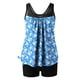 thumbnail image 2 of Traje de baño de dos piezas para mujer, trajes de baño para mujer, traje de baño de dos piezas de moda con estampado y cintura alta para mujer, 2 of 3