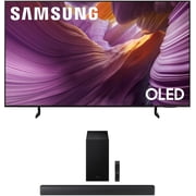 Samsung QN77S85FAEXZA 77 Inch OLED HDR 4K Smart TV with a Samsung HW-B630F B-Series Soundbar 3.1 Ch and Subwoofer with Dolby Audio (2025)