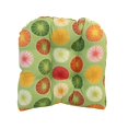 thumbnail image 1 of Blazing Needles Outdoor Rounded Back Chair Cushion, 19" x 19", Beringer Spring 2 Count, 1 of 1