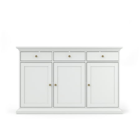 Maison Park Sideboard with 3 Doors and 3 Drawers (Best White Sideboard Cards)