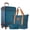 24inch Blue, variant on Vintage Lightweight Hardshell Luggage Sets with Bags, 28-Inch Expandable Large ABS Suitcase, Double Spinner Wheels & TSA Lock, 3-Piece Travel Set (Duffel & Toiletry Bag) 