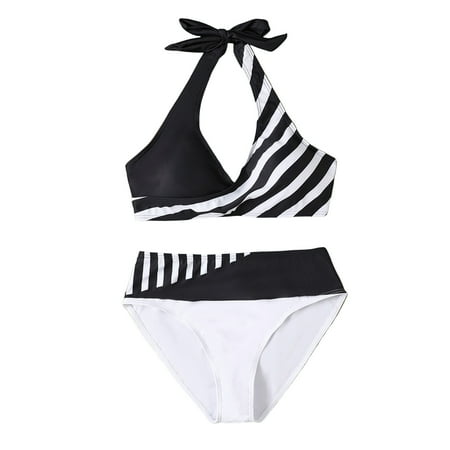 Divhosrg Bathing Suit for Women High Waisted  Bikini Sets for Women Tummy Control  Womens Bathing Suits  Womens Swimwear Cover Up  Multicolor Swimsuits for Women 2024 L